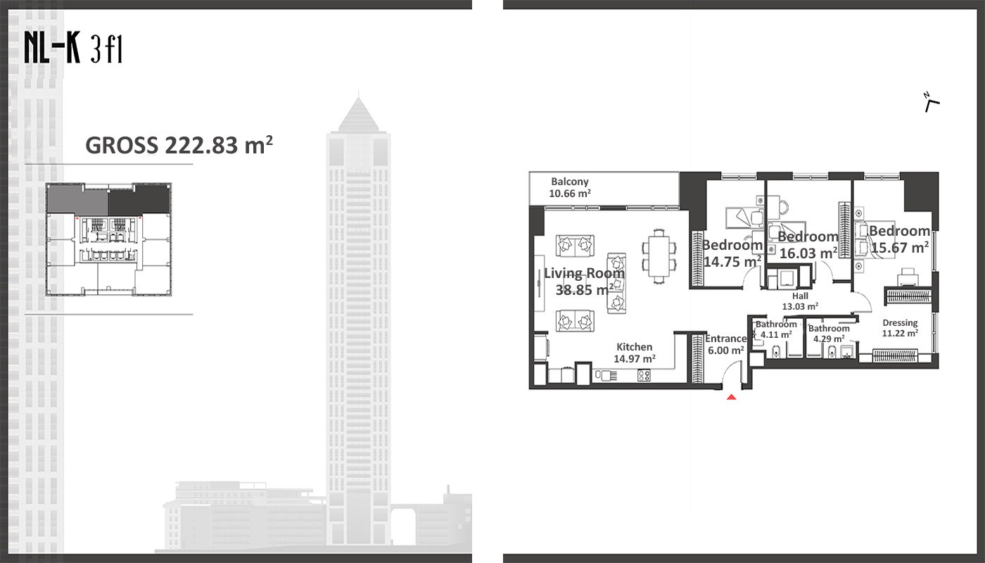 Exklusive Wohnungen zum Verkauf in İstanbul Şişli - 17551