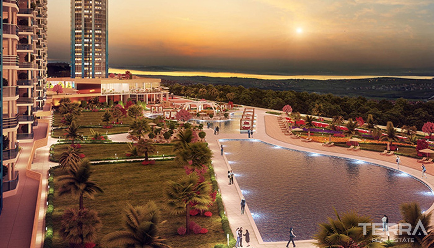 Lake and Sea view Apartments in Istanbul Büyükçekmece - 13593