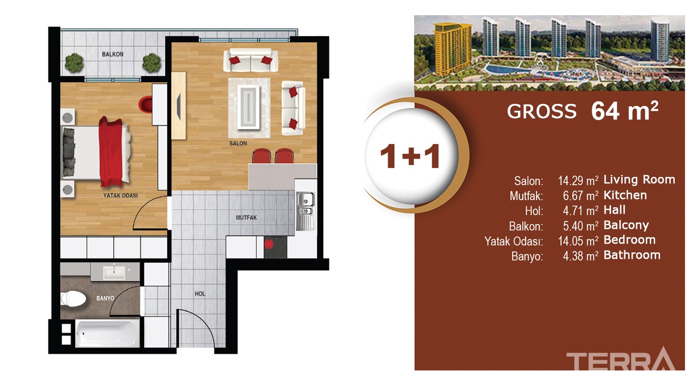 Lake and Sea view Apartments in Istanbul Büyükçekmece - 13604