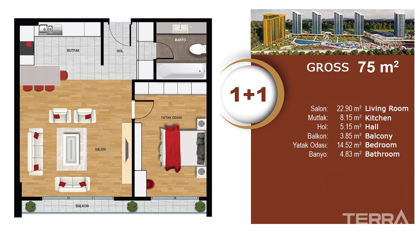 Lake and Sea view Apartments in Istanbul Büyükçekmece - 13605