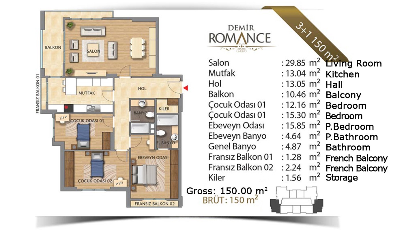 Luxury Apartments for Sale in Beylikdüzü İstanbul - 13660