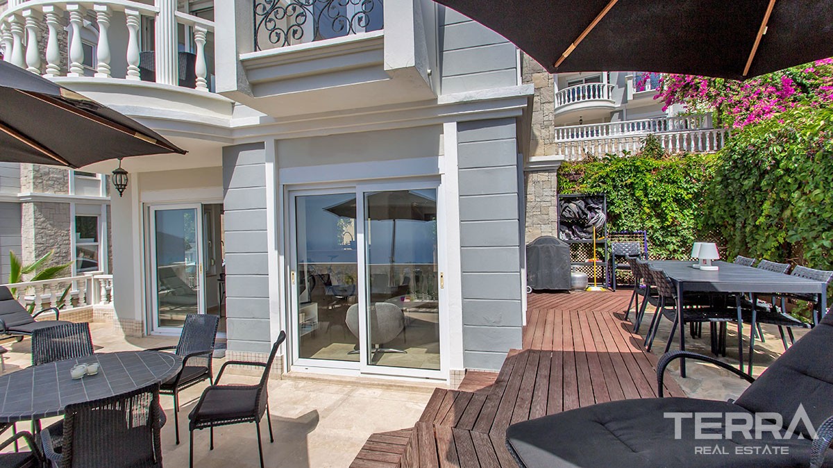 Fully Furnished Sea View Villa for Sale in Alanya, Cikcilli - 13694