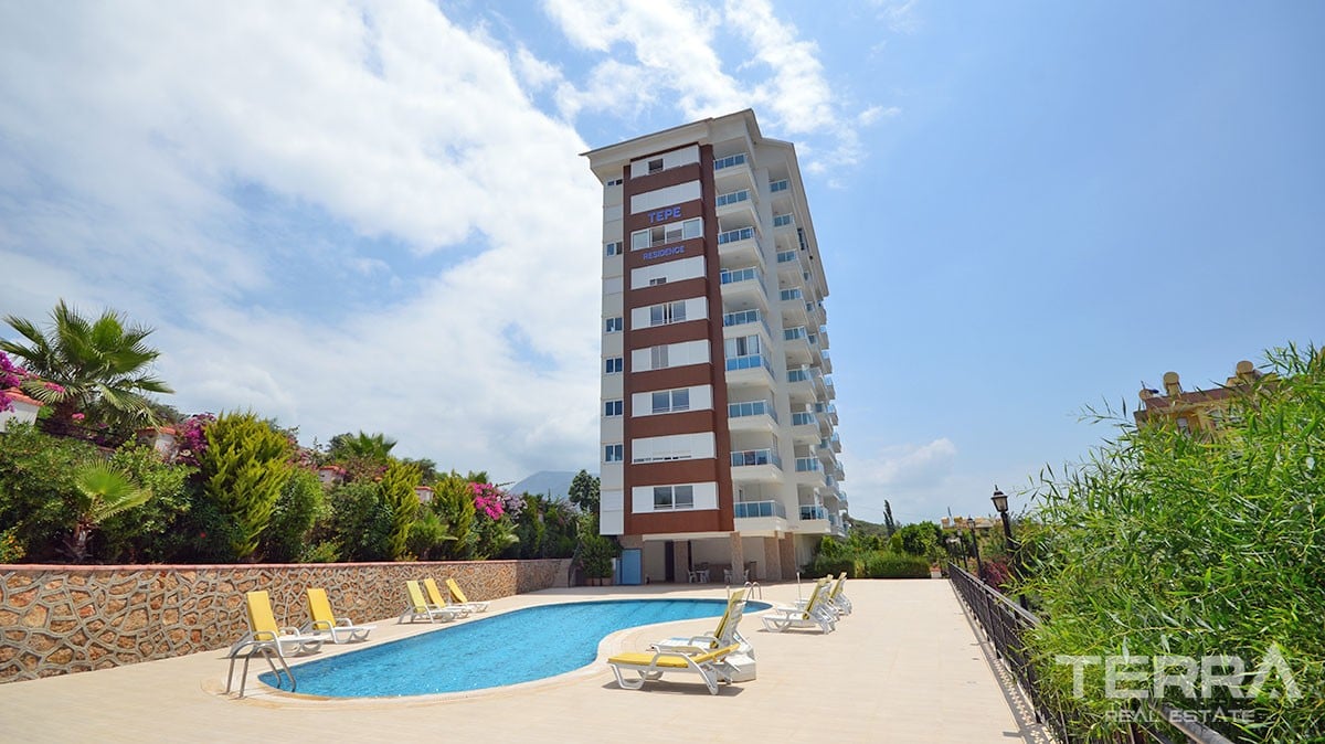 Fully Furnished 1 Bedroom Apartment in Alanya Tosmur