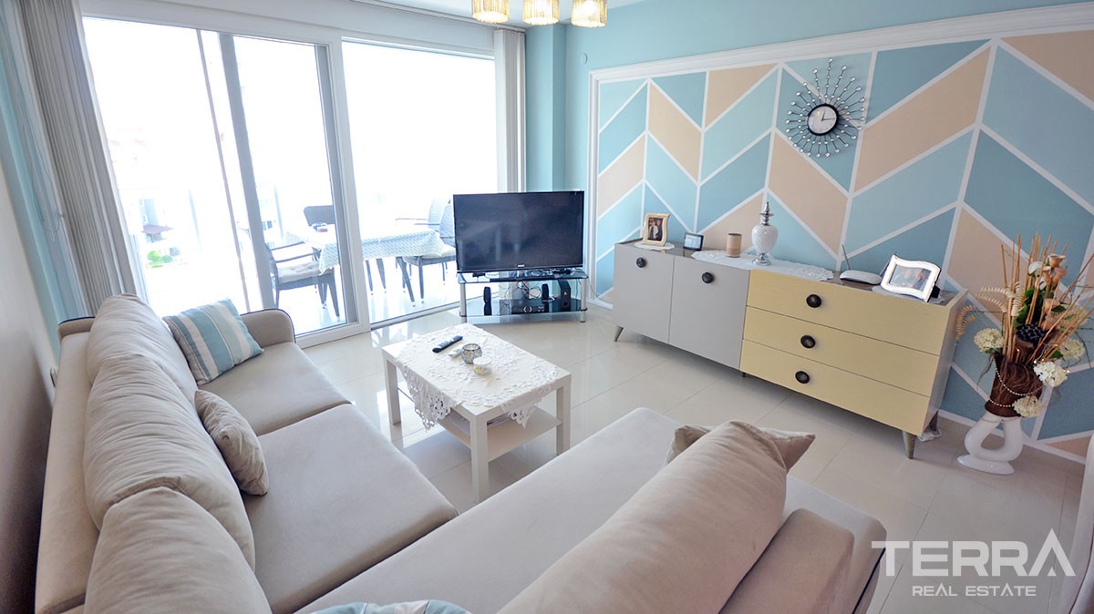 Komplett möblierte 1 Schlafzimmer Wohnung in Alanya Tosmur - 13728