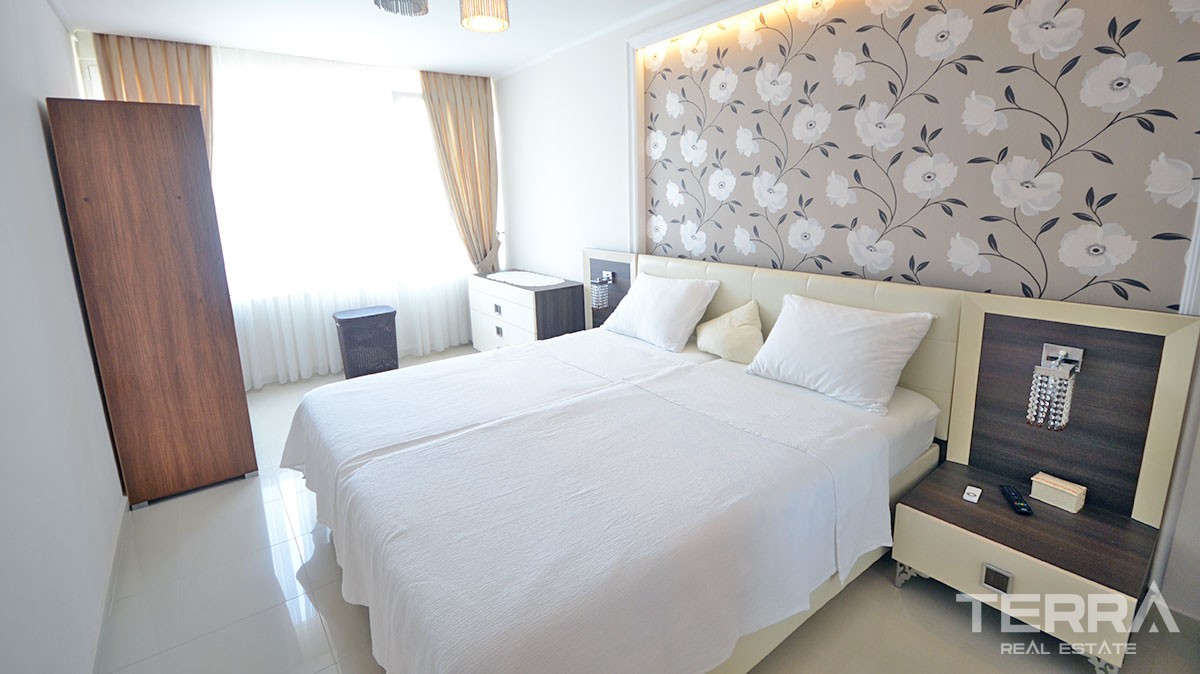Komplett möblierte 1 Schlafzimmer Wohnung in Alanya Tosmur - 13731