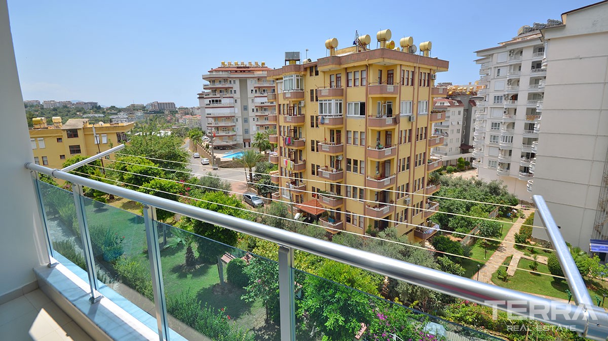 Komplett möblierte 1 Schlafzimmer Wohnung in Alanya Tosmur - 13736