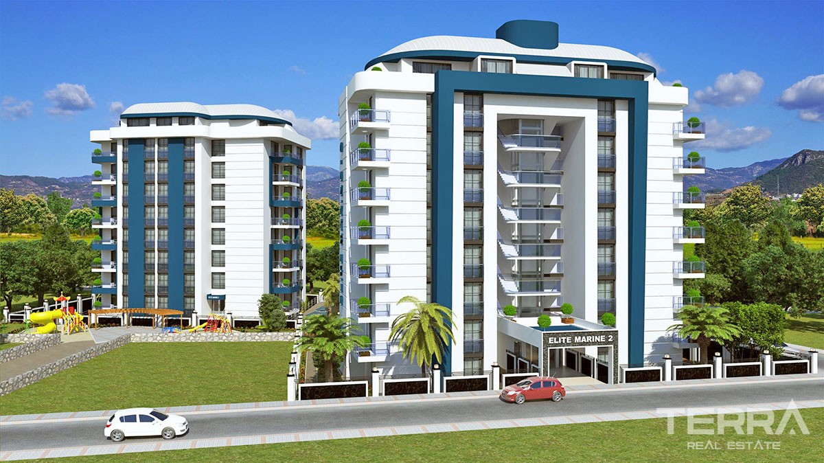 Elite Marine 2 Luxury Apartments in Alanya City Center for Sale - 14019