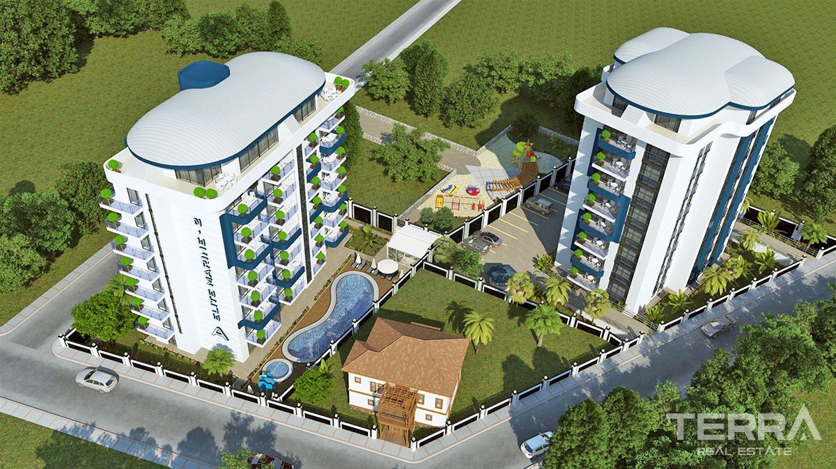 Elite Marine 2 Luxury Apartments in Alanya City Center for Sale - 14022