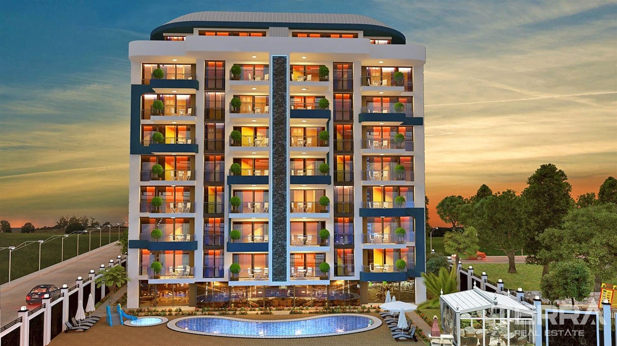 Elite Marine 2 Luxury Apartments in Alanya City Center for Sale