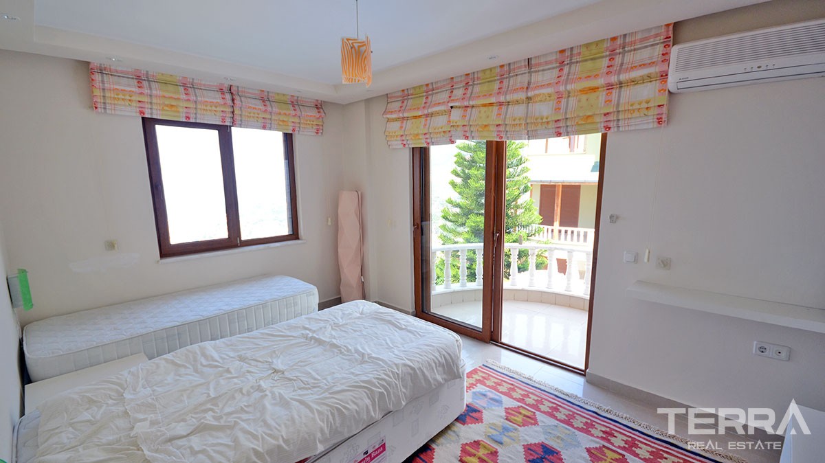 Komplett möblierte exklusive Villa mit Meerblick zum Verkauf in Alany - 14129