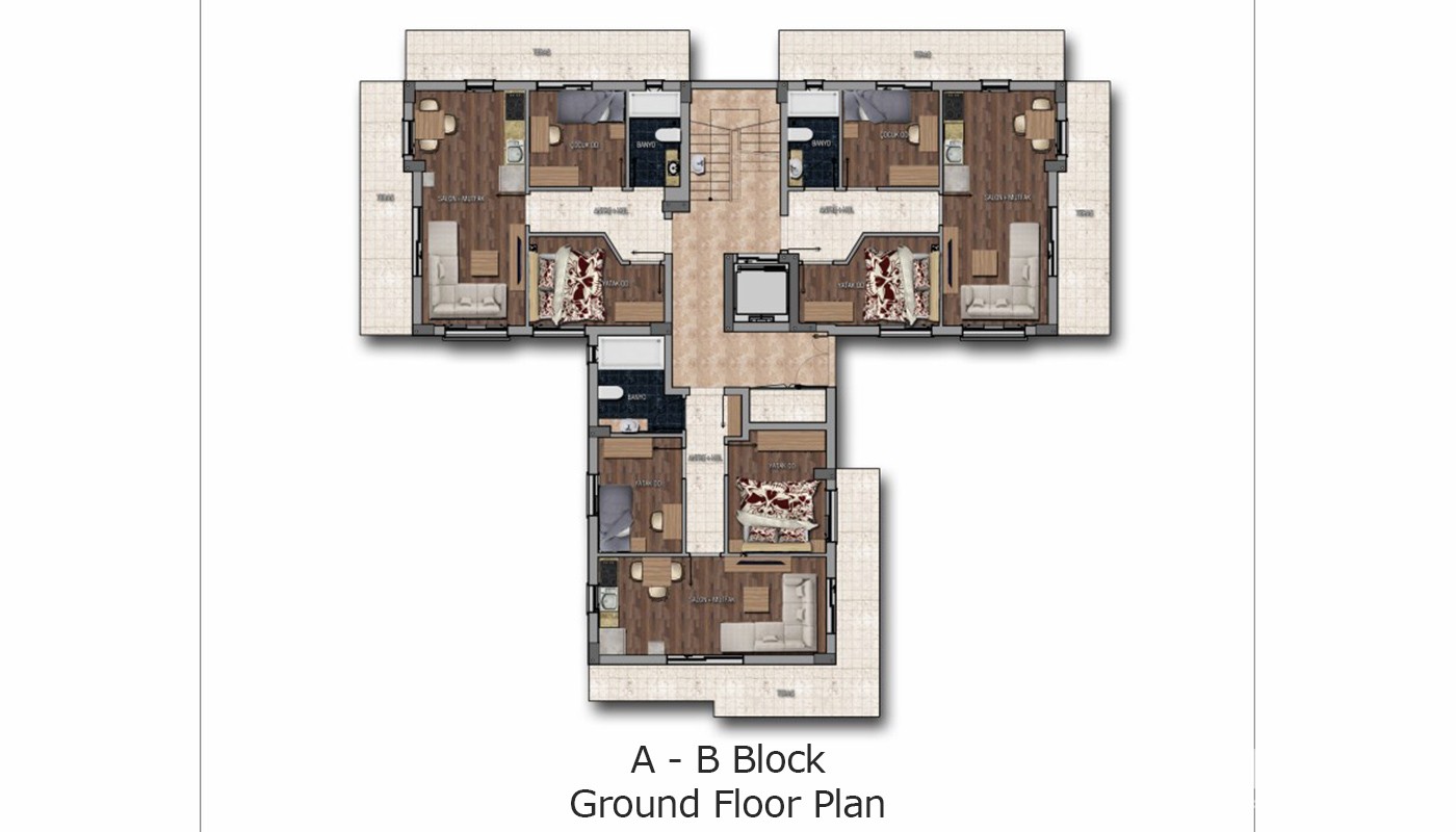 Luxury Apartments for Sale in Antalya Kepez - 14173