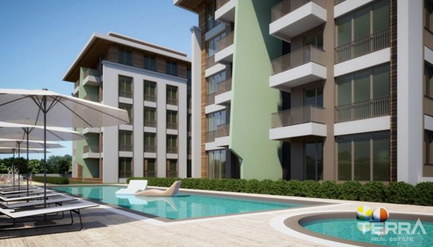 Brandneue und luxuriöse Apartments zum Verkauf in Antalya Lara