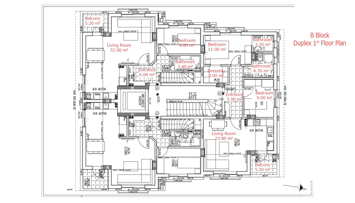Luxury Apartments for Sale in Antalya - 14369