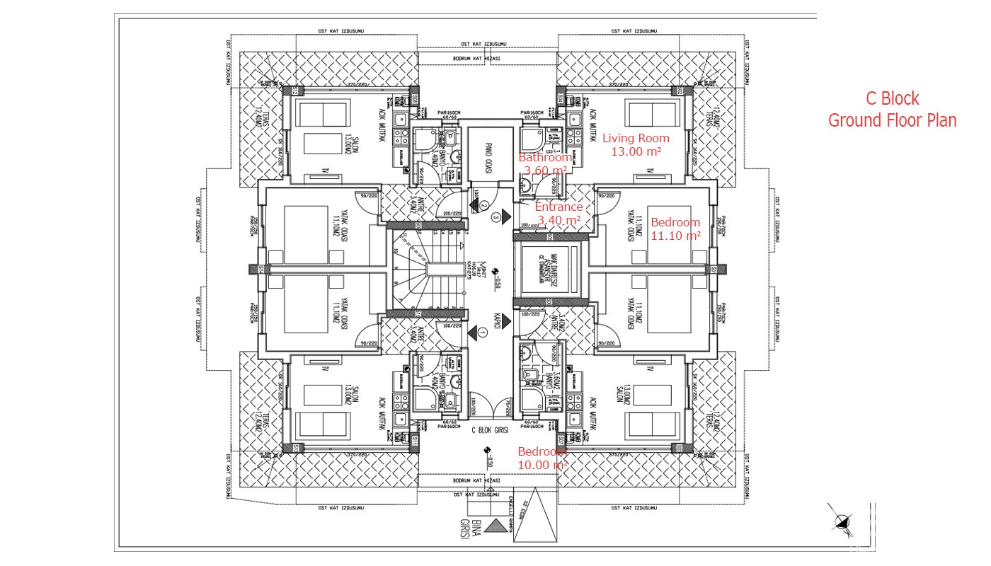 Luxury Apartments for Sale in Antalya - 14371