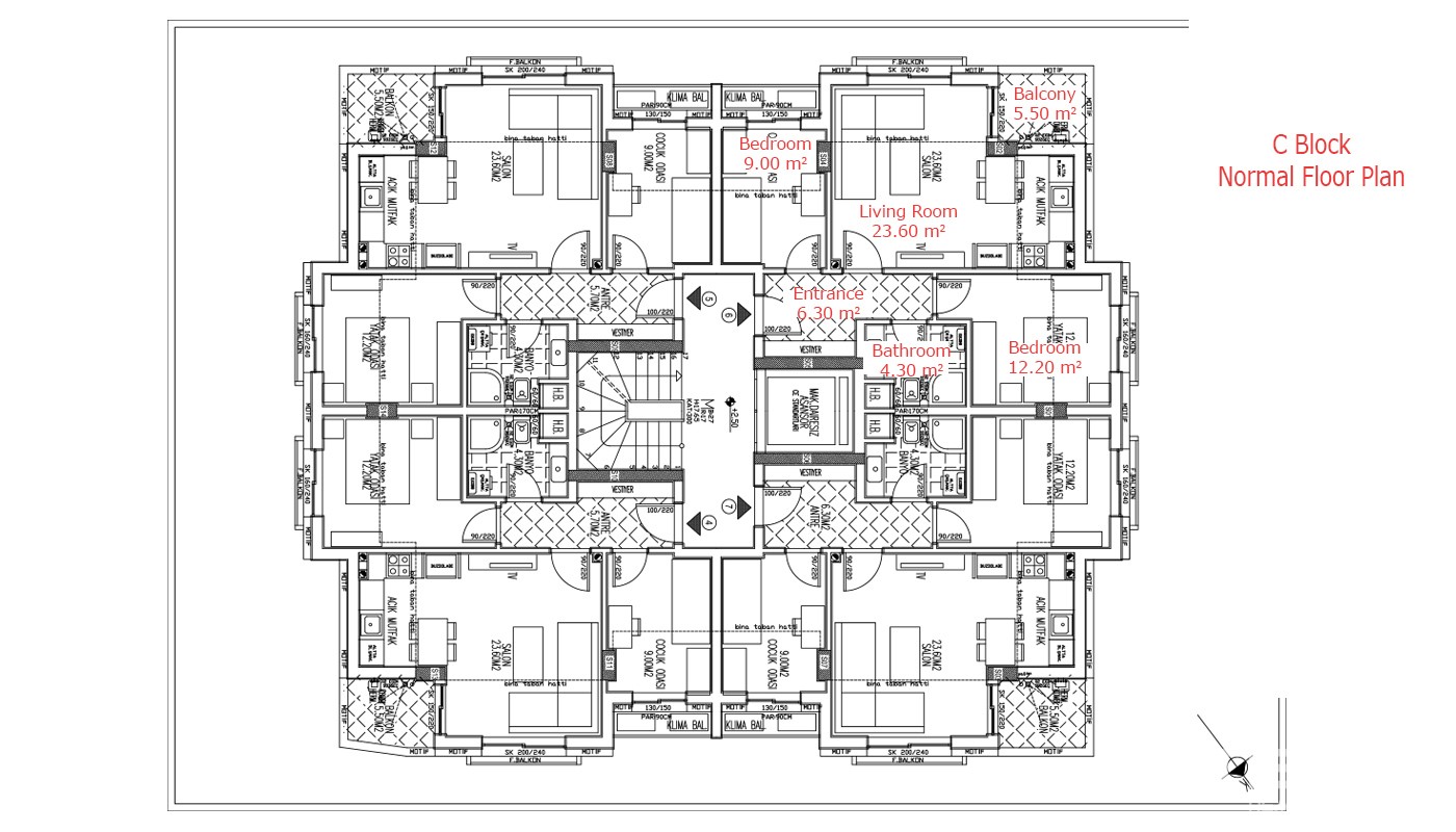 Luxury Apartments for Sale in Antalya - 14372