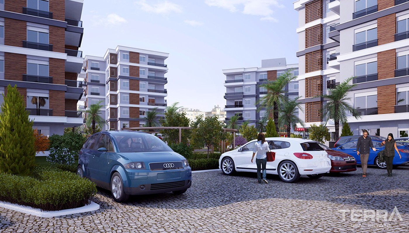 Antalya'da Yüzme Havuzlu Lüks Site İçinde Sıfır Daireler - 14437