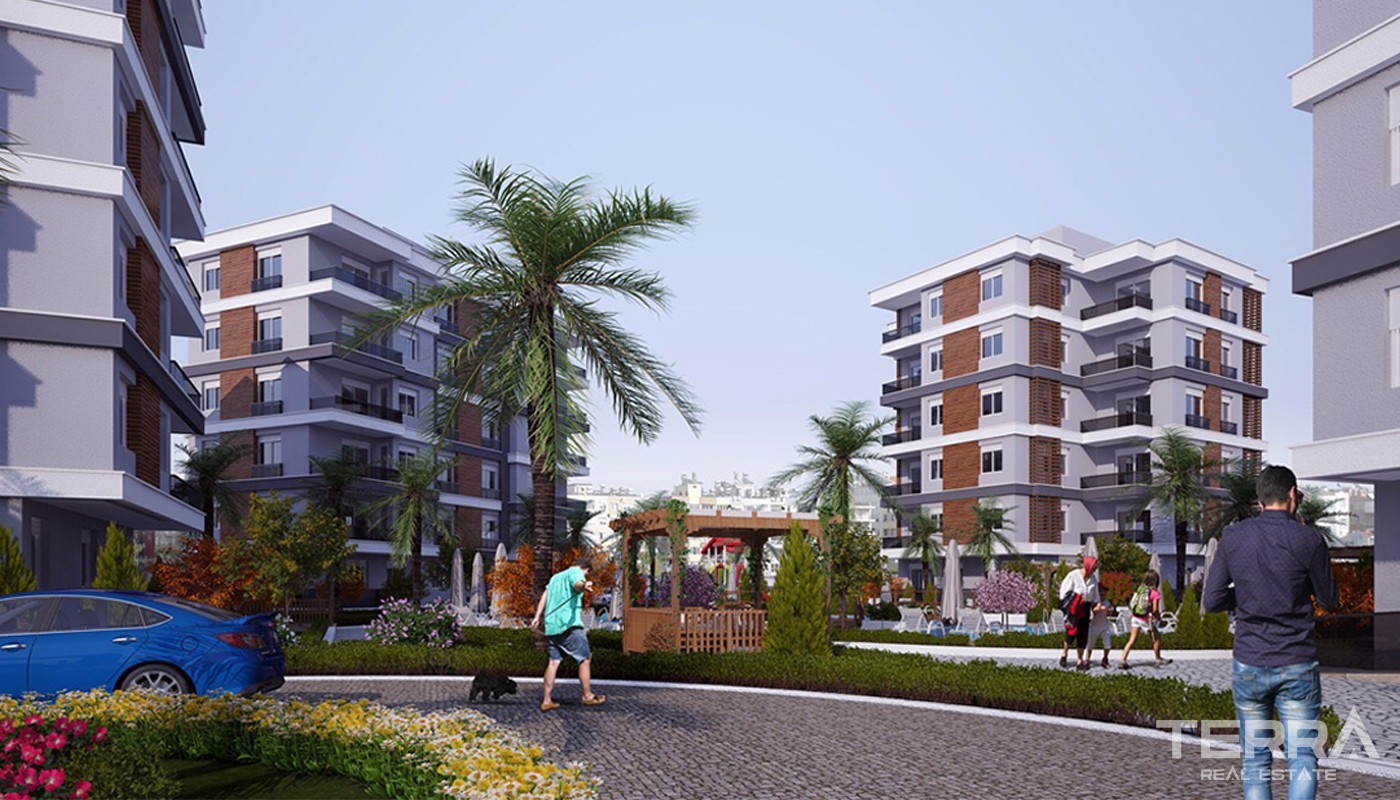 Antalya'da Yüzme Havuzlu Lüks Site İçinde Sıfır Daireler - 14439