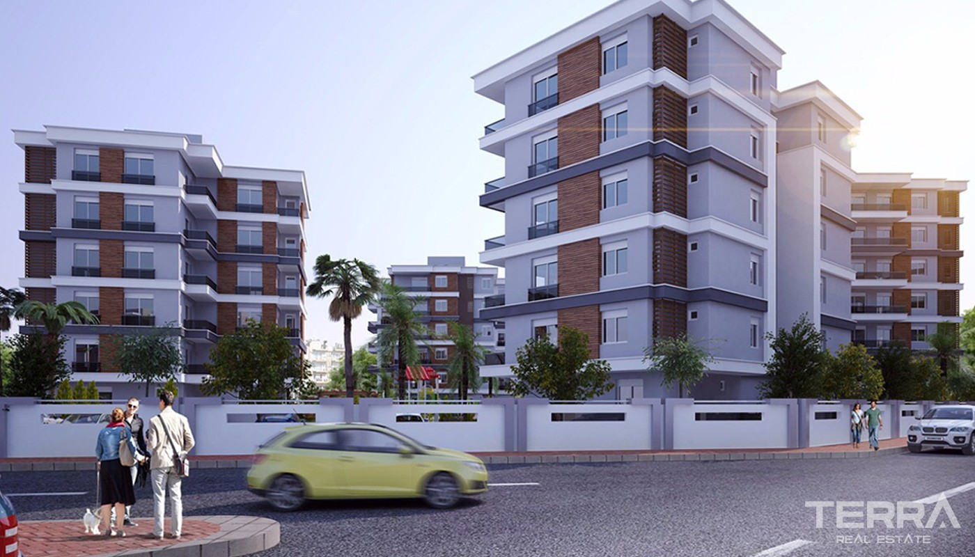 Antalya'da Yüzme Havuzlu Lüks Site İçinde Sıfır Daireler - 14442