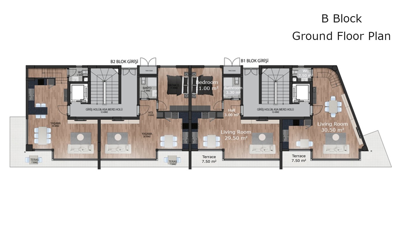 Modern Designed Brand New Apartments in Antalya - 14456