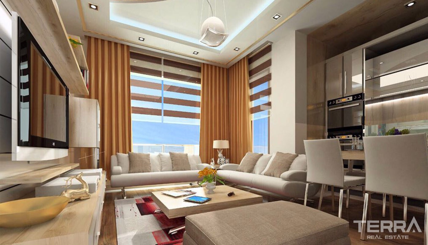 Underbara lägenheter med häftig design i Antalya Konyaaltı