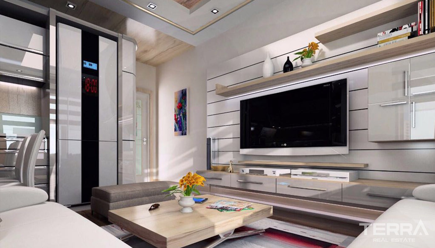 Smart Antalya Apartments in Turkey with Natural Gas - 14528