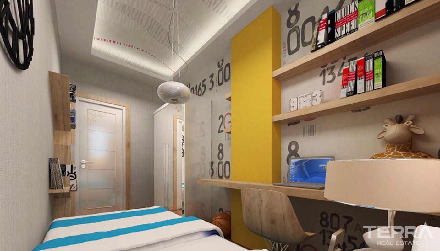 Smart Antalya Apartments in Turkey with Natural Gas - 14532