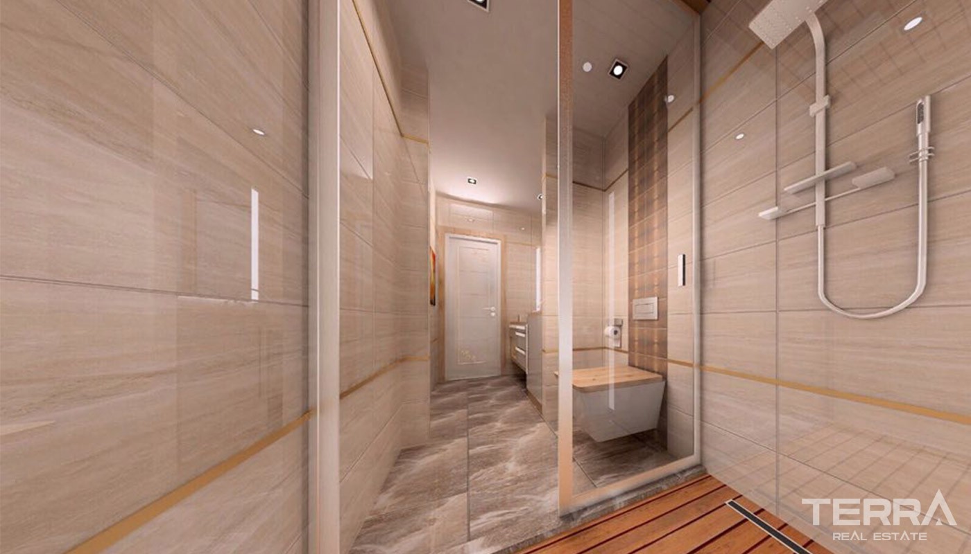 Smart Antalya Apartments in Turkey with Natural Gas - 14534