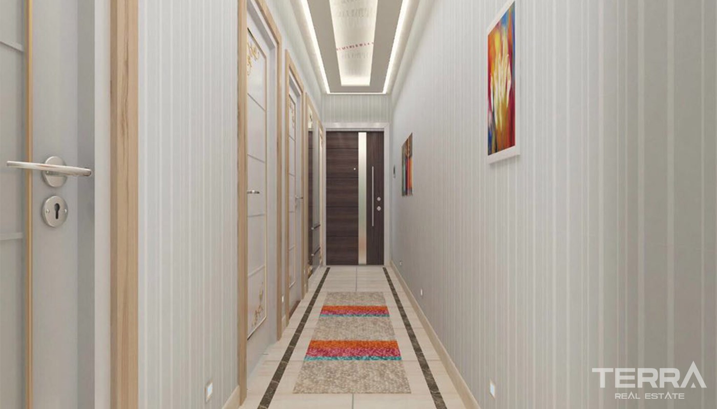 Smart Antalya Apartments in Turkey with Natural Gas - 14536