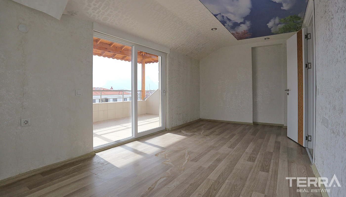 Luxus-Maisonette-Apartment in Konyaalti mit separater Küche - 14553