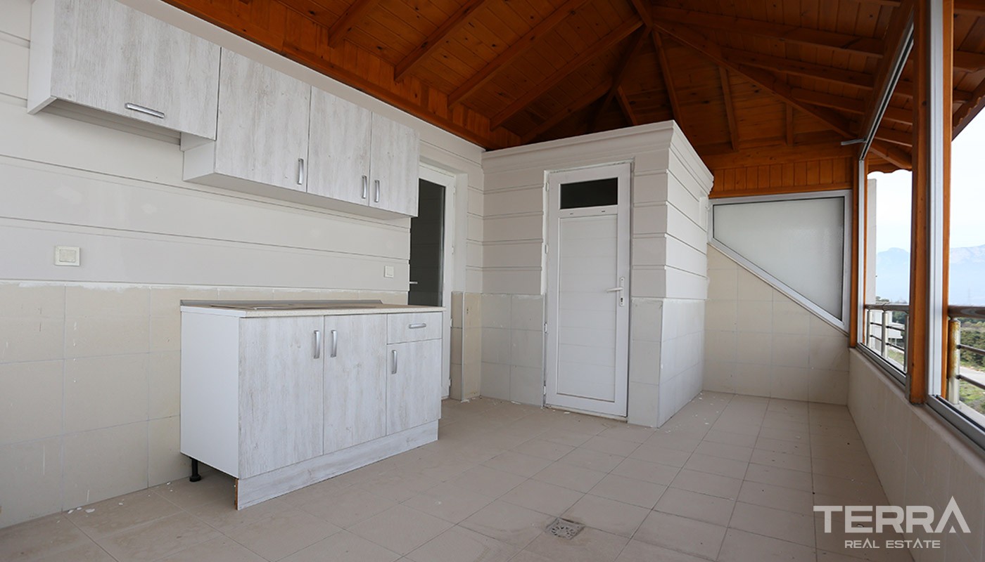 Luxus-Maisonette-Apartment in Konyaalti mit separater Küche - 14568