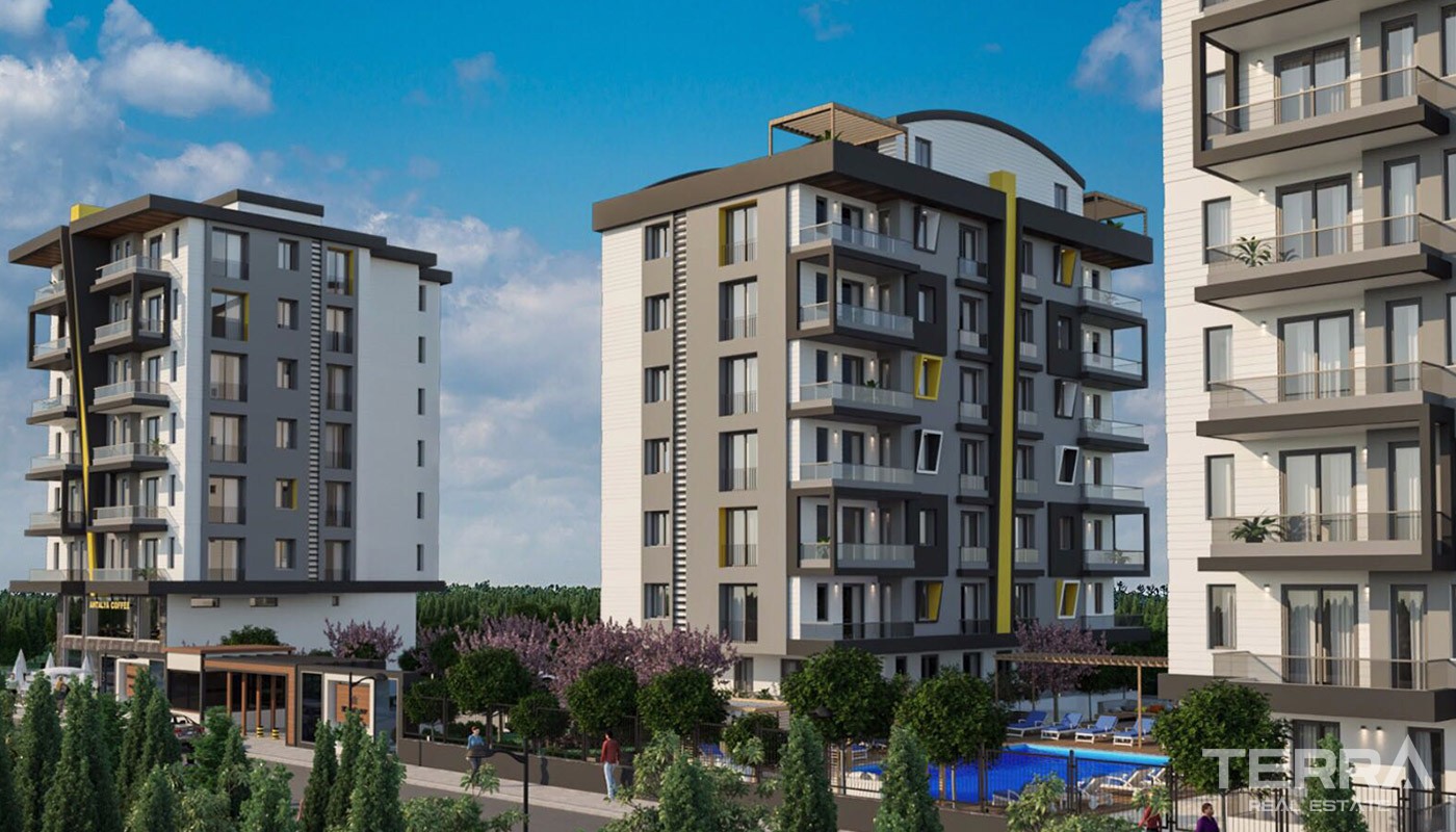 Newly Built Antalya Apartments Close to All Amenities - 14604