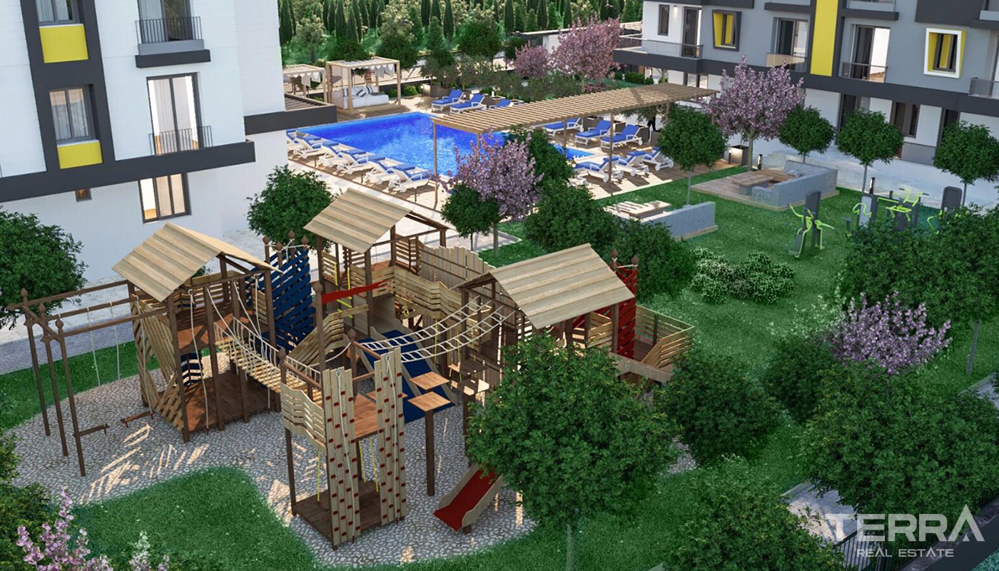 Newly Built Antalya Apartments Close to All Amenities - 14607