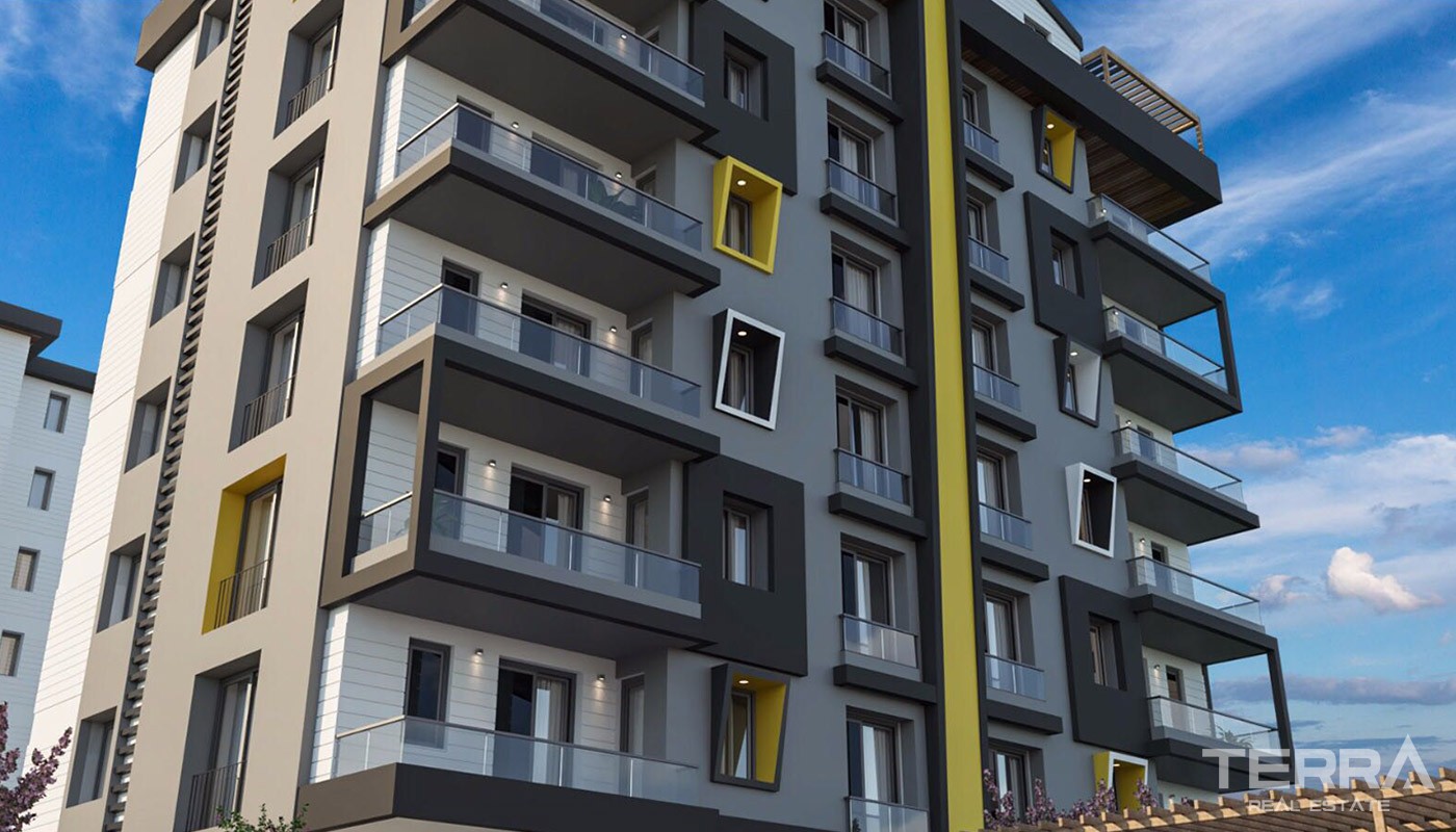 Newly Built Antalya Apartments Close to All Amenities - 14611