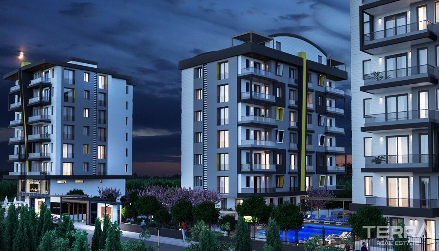 Newly Built Antalya Apartments Close to All Amenities - 14613