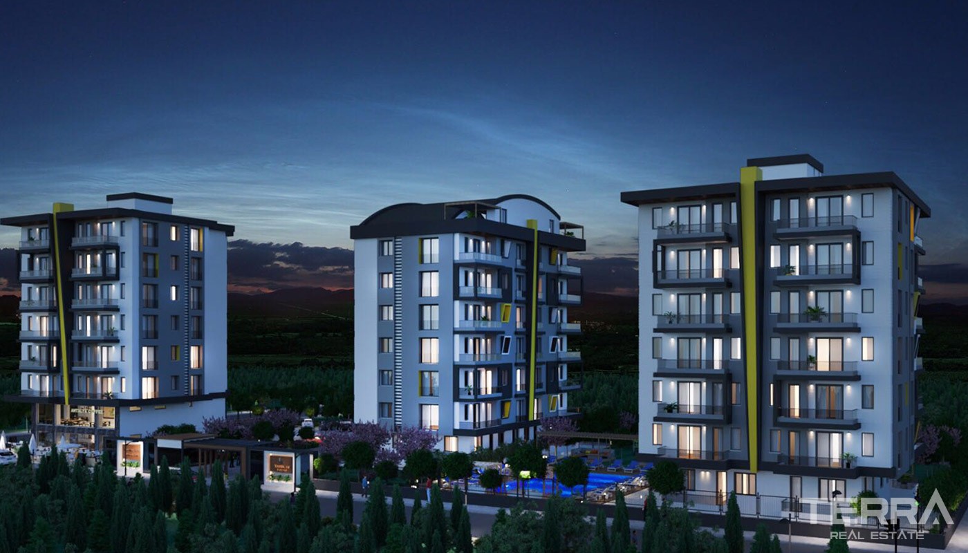 Newly Built Antalya Apartments Close to All Amenities - 14616