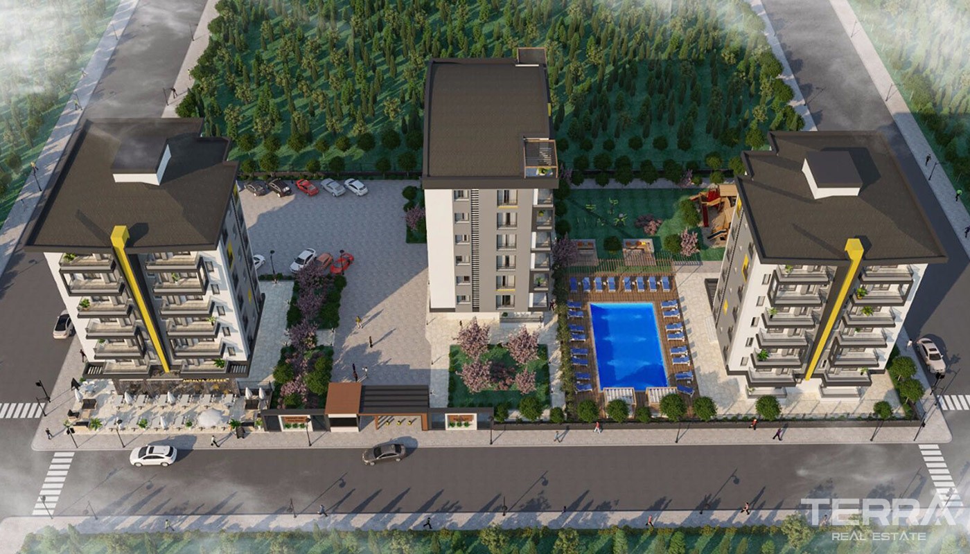 Newly Built Antalya Apartments Close to All Amenities - 14621