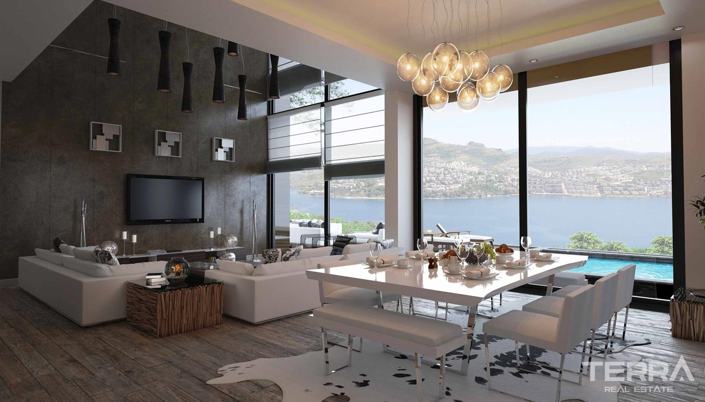 Exclusive Sea View Villa in Bodrum Gundogan - 14939
