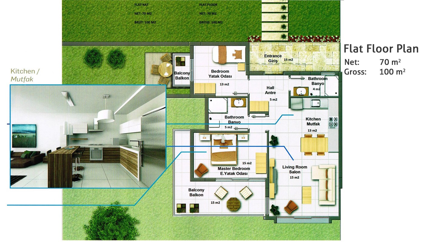 Exclusive Sea-View Apartments in Bodrum with Modern Finishes - 14981