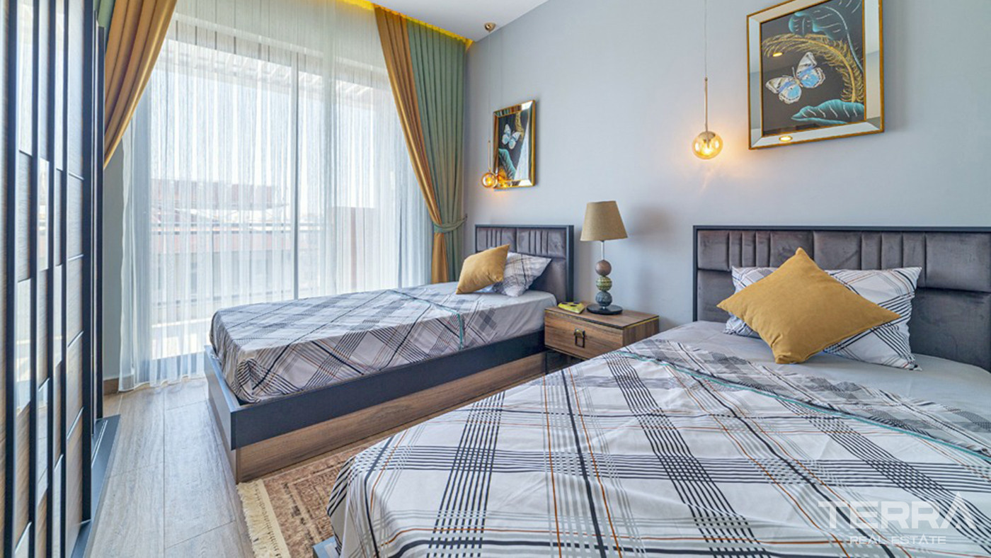 Luxury Design Apartments in Alanya in a Very High-end Development - 55701