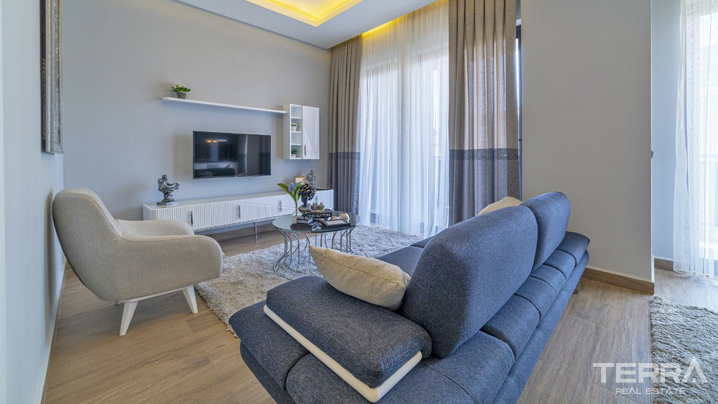 Luxury Design Apartments in Alanya in a Very High-end Development - 55709