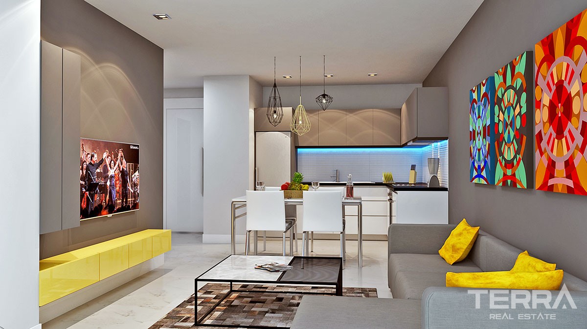 Luxury Apartments for Sale in Alanya Mahmutlar - 15263