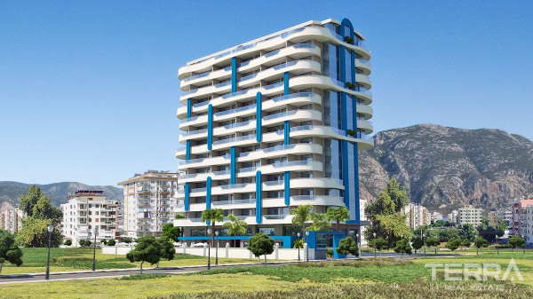 Luxuswohnungen zum Verkauf in Alanya Mahmutlar