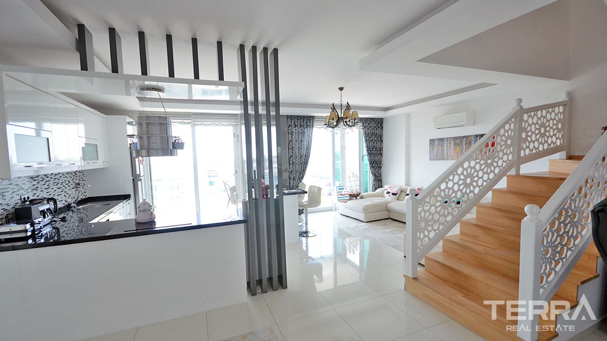 Fully Furnished Penthouse for Sale in Alanya - 15337