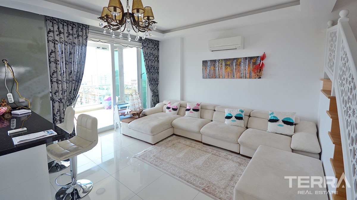 Fully Furnished Penthouse for Sale in Alanya - 15338