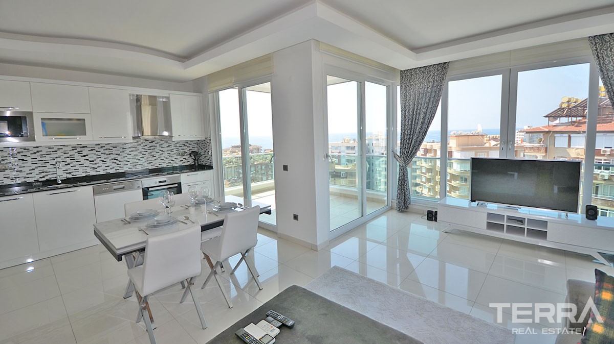 Fully Furnished Penthouse in a Ultra-luxury Complex in Alanya - 15377