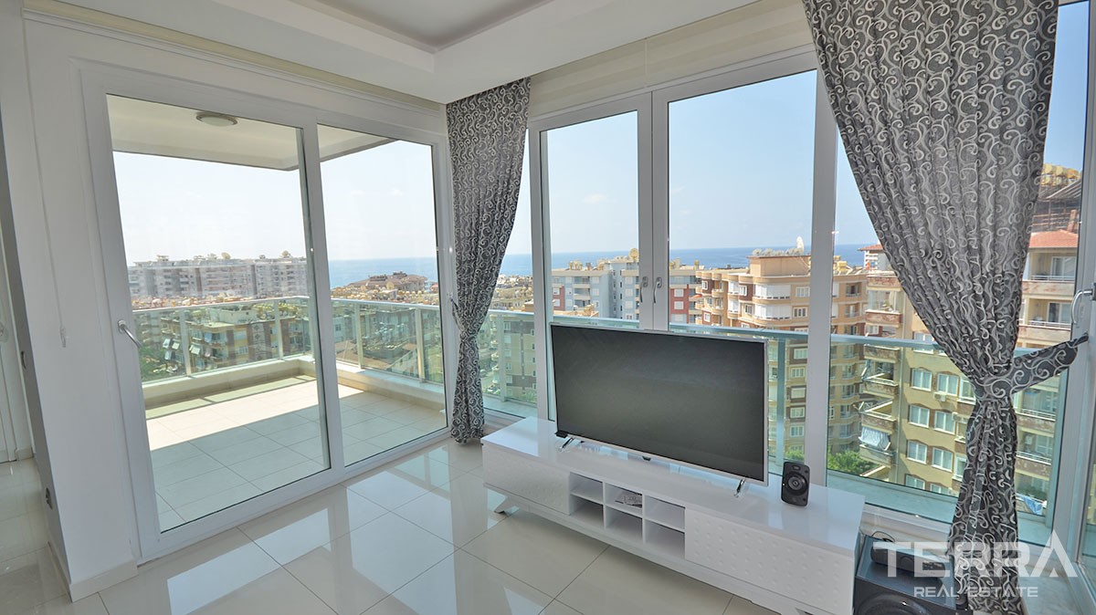 Fully Furnished Penthouse in a Ultra-luxury Complex in Alanya - 15384