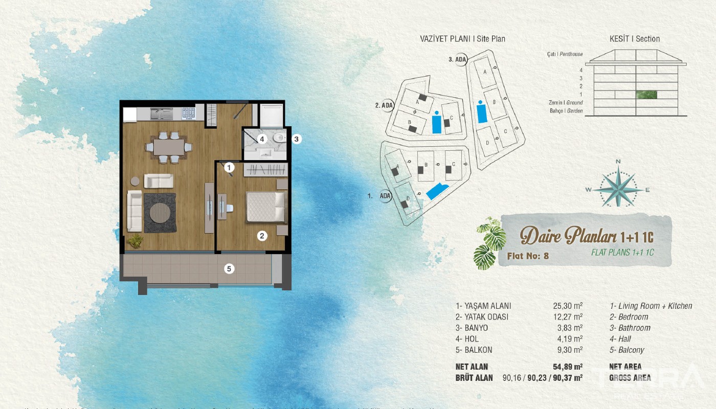 Exclusive Apartments at the Superb Location in İstanbul - 15449