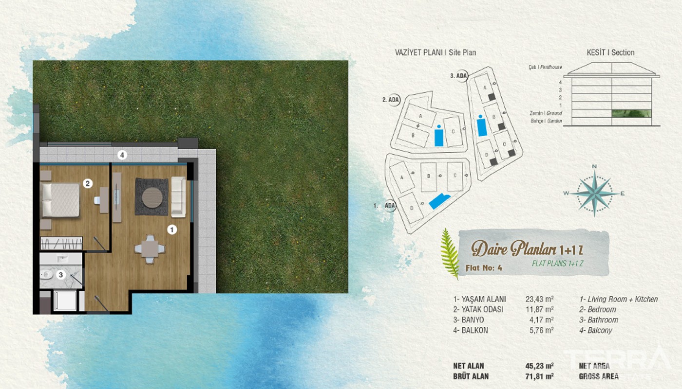 Exclusive Apartments at the Superb Location in İstanbul - 15450