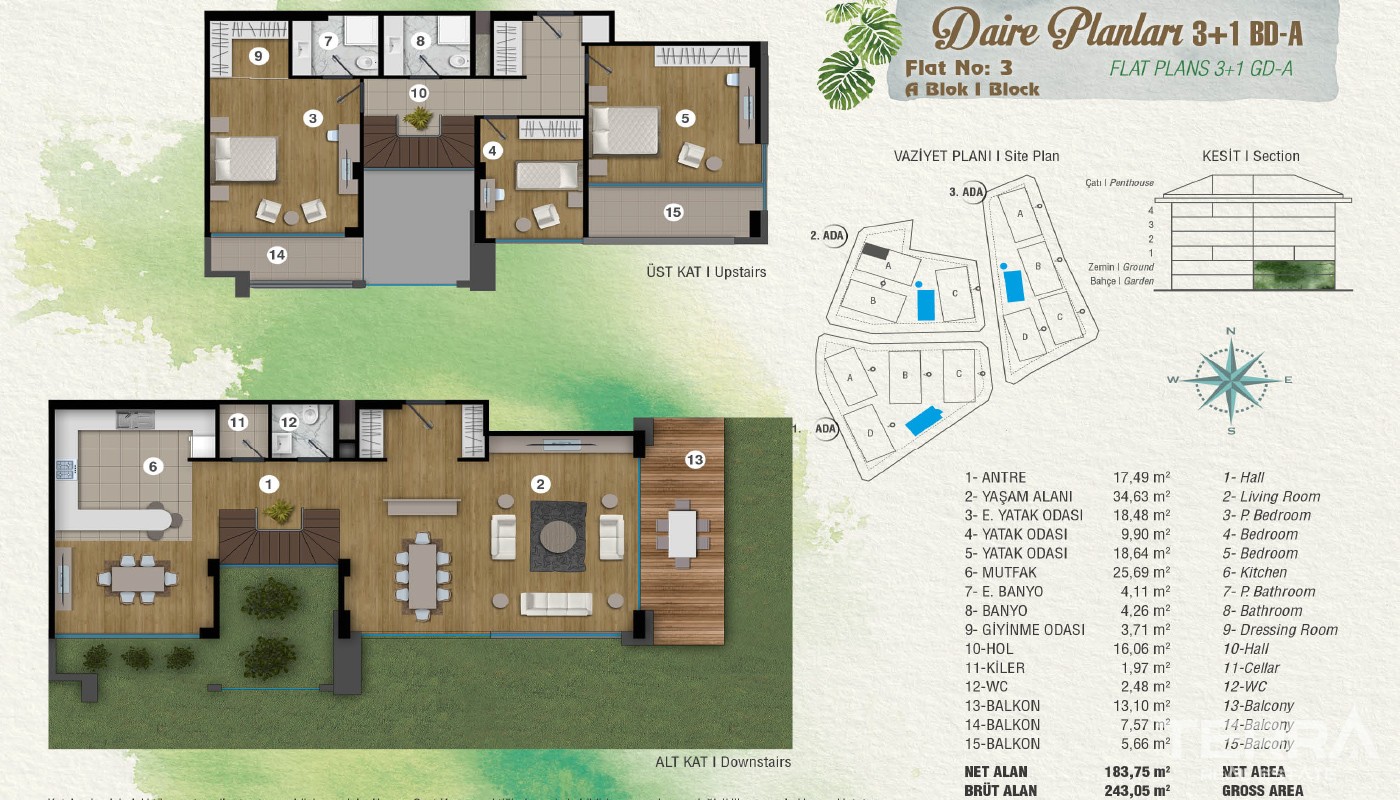 Exclusive Apartments at the Superb Location in İstanbul - 15480