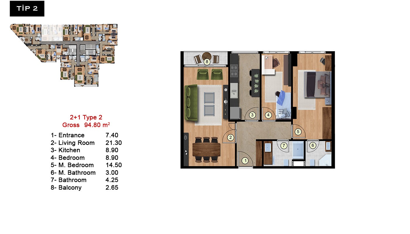 Exclusive Apartments in High-End Complex in Istanbul - 15713
